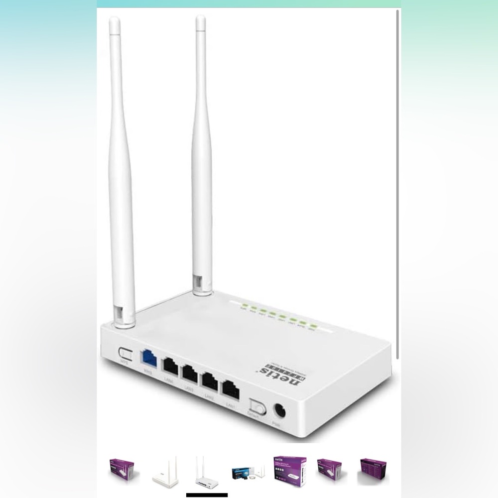 NEW Open Box Netis DL4323 300Mbps High-Speed Wireless N ADSL2 and Modem Router - Picture 3 of 7